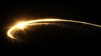 Golden light curve lines background sparkles bright.