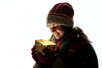 A Polish woman clothing smiling glowing.