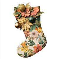 Flower Collage Christmas stocking christmas ornament christmas stocking.