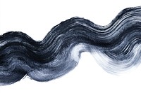 Black Ocean wave abstract art illustration.