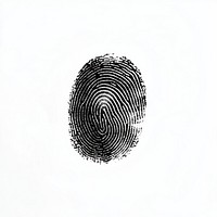 Black ink fingerprint image authentication identification verification.