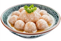 Pearl meatballs dumplings chinese food.