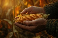 Corn sunlight farmer's produce.