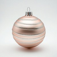 Rose gold Christmas ornament christmas stripes accessories.