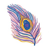 Illustration feather peacock art.