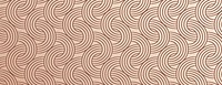 Seamless geometric background with brown swirls on a light brown background. The brown pattern creates a textured, elegant style. Art deco pattern background. Brown background.