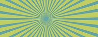 Retro banner wallpaper background with radial stripes. Radiant green stripes retro banner background. Retro green banner backdrop background. Retro green banner.