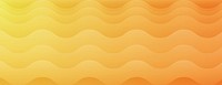 Wavy orange background with a gradient texture. The background features orange and yellow hues, creating a warm, vibrant feel. Minimal abstract gradient curve vector background