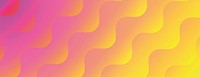 Wavy gradient background with vibrant pink and yellow colors. The background features a smooth, flowing texture with pink and yellow hues. Minimal abstract flow line vector gradient background