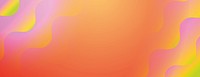 Wavy orange background with smooth gradients. The background features orange and pink hues, creating a vibrant and colorful texture. Minimal abstract wavy gradient vector background