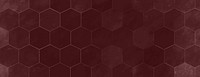 Hexagonal background, dark red background with a textured, geometric style. Background features a rich red color with subtle shading. Minimal marble texture with hexagon pattern background