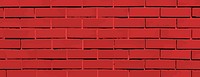 Red brick background, background with a textured, rustic style. The background features a bold red, red color with a classic brick pattern. Brick texture background vector wallpaper