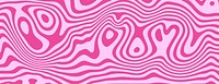 Vibrant abstract pink waves background design