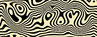 Abstract background with wavy black and beige patterns. The background features beige and black swirls, creating a dynamic texture. Psychedelic pattern background vector. Beige background.