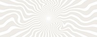 Abstract background with wavy white lines on a light gray background. The gray background creates a hypnotic, flowing texture. Psychedelic pattern background vector. Gray background.