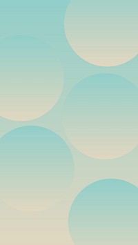 Calming abstract pastel circles mobile wallpaper