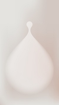 Minimalist abstract droplet  mobile wallpaper