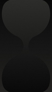 Minimalist hourglass dark theme mobile wallpaper