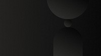 Abstract shape dark black gradient desktop wallpaper vector. Dark Gradient shape black  background. Abstract shape black desktop wallpaper background vector