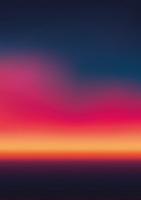 Vibrant gradient sunset horizon background