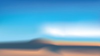 Abstract blurred nature landscape desktop wallpaper vector. Blue sky with cloud in nature landscape abstract background. Blurred blue sky with cloud desktop wallpaper background vector