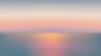 Abstract blurred sunset with ocean gradient landscape desktop wallpaper vector. Sunset with ocean gradient landscape abstract background. Blurred nature sunset gradient desktop wallpaper background