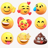 Emoticon  design element set