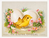 An Easter offering (1884). Original from the Library of Congress. Digitally enhanced by rawpixel.