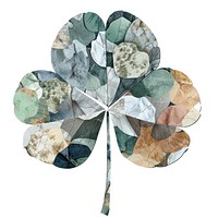 Flower Collage Clover leaf collage clover art.