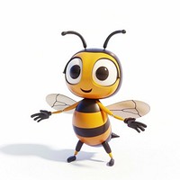 3d bee character cartoon insect cute.