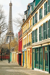 Paris architecture cityscape buildings.