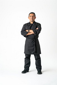 Latin chef professional confident clothing.