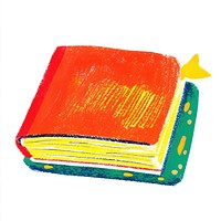 Icon of Notebook illustration publication colorful.