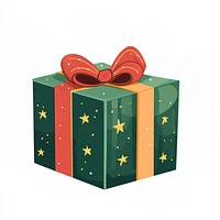 Christmas gift box illustration celebration decoration.