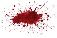 Photo of realistic bloood stain background splash red.