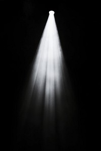 White light beam spotlight background lighting.