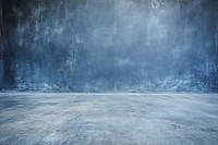 A dark blue cement wall texture style blackboard.