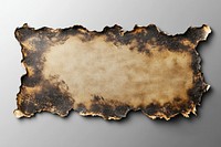 Paper with realistic burnt edges background historical manuscript.