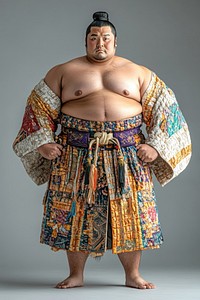 A sumo wrestler traditional wrestling japanese.