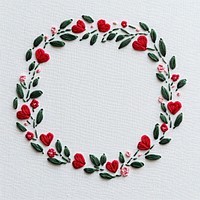 Embroidery pattern border accessories.