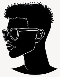 People avatar silhouette person art vector