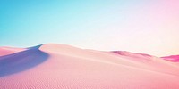 Vibrant sand gradient background desert dunes sky.