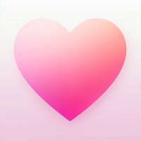 Blurred gradient illustration heart symbol pink valentine.