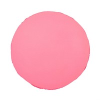 Pink circle shape illustration colorful round.