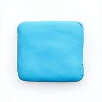 Light blue Square square clay turquoise.