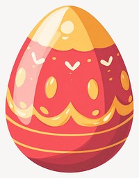 Painted Easter egg illustration easter celebration vector