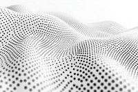 Graphic abstract wave Halftone background black white dots.