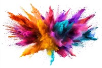 Colorful powder art explosion colorful.