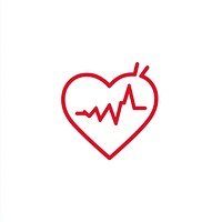 Heart design line icon.