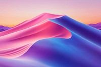 Gradient dune graphics vibrant desert.